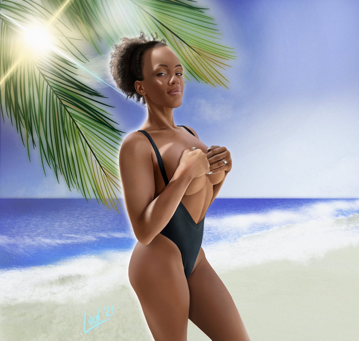 Sonequa martin green bikini