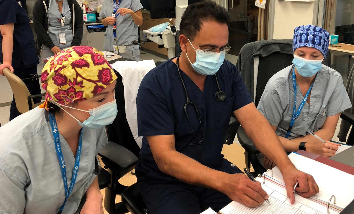 AHS_media's tweet photo. We are grateful for the assistance of the Province of Newfoundland and Labrador who have provided 7 healthcare workers to help alleviate the increased pressure on our health system as a result of COVID-19 at the Northern Lights Regional Health Centre in #YMM. https://t.co/buKqgyyoeG
