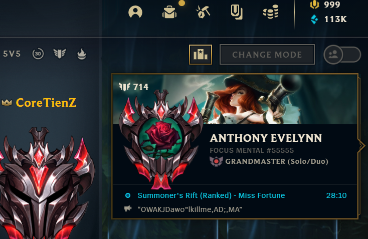 CoreTienZ's tweet photo. @ANTHONYEVELYNN5 mans is just posting it mid game to flex https://t.co/SUAMS7z9XX