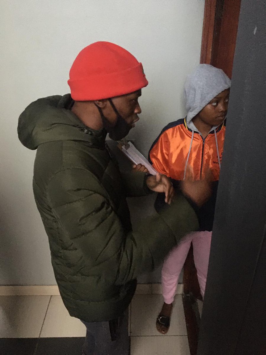 EFFYouthWC's tweet photo. [In Pictures📸] Door to door continues in CPUT District 6 Campus 📍

The President and Commander In Chief #JuliusMalema will be addressing all students of the Cape Metro on the 22nd of October 2021. 

#ReBusy
#RoadToLGEs
#VoomVoom
#FollowEFFSCWC https://t.co/AYGRUv55Mp