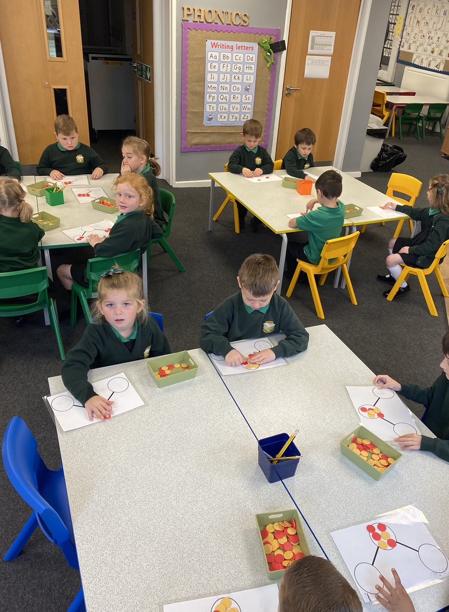 Wye_WPA's tweet image. Year 1 have been working so hard in maths. We have mastered the Part Whole Model this week! ➕ #WatersideMaths