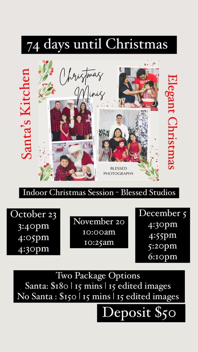 PhotographerAna's tweet photo. Christmas Minis are available!! 

https://t.co/jSdK2NndmZ https://t.co/oH1z0kxNV4