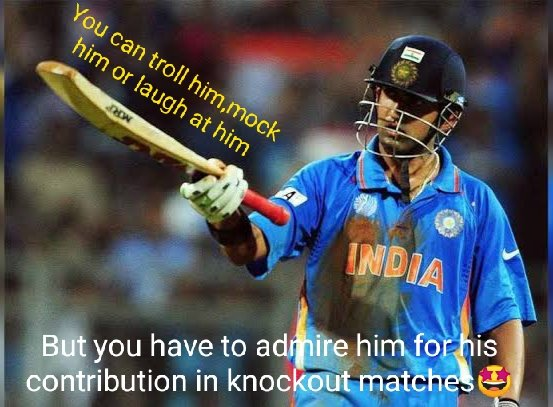 Happy Birthday Gautam Gambhir - Man of big matches 