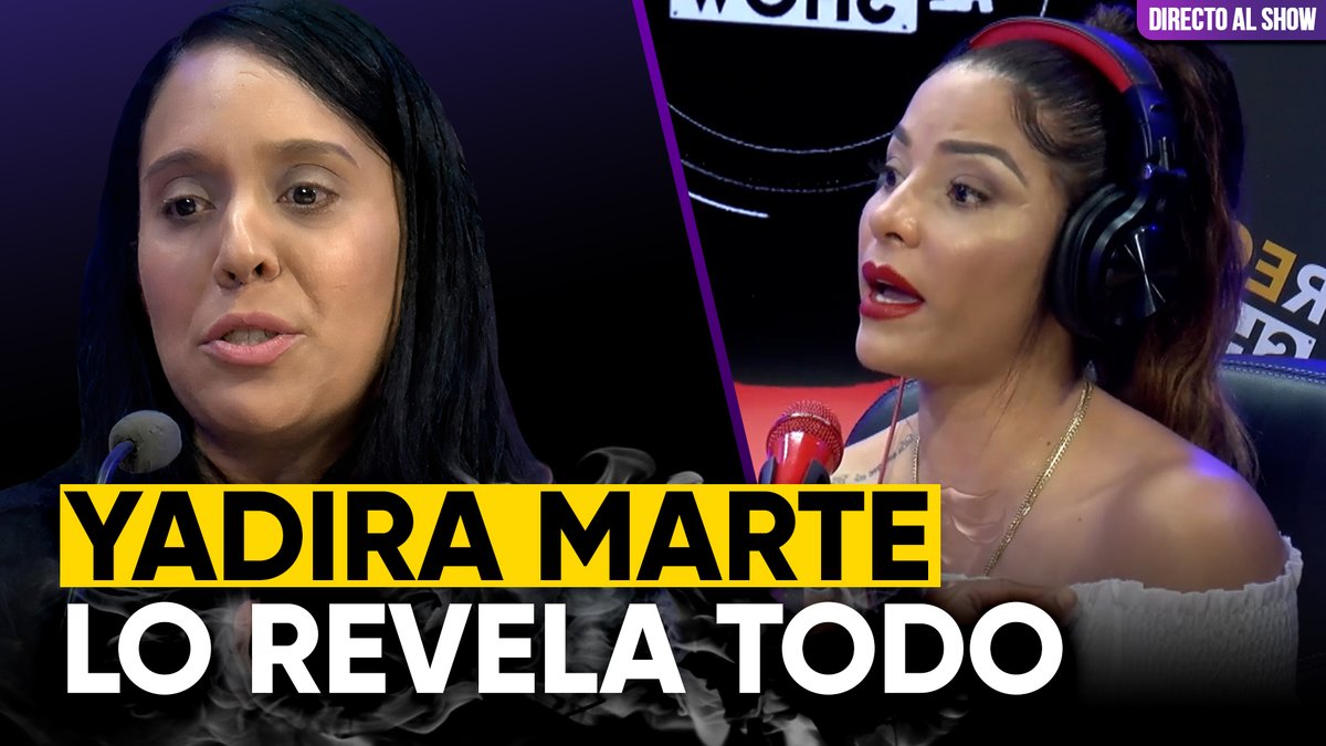 DirectoalShow's tweet photo. Yadira Marte humilla a presentadora con sus respuestas en plena entrevista

Entrevista completa enRed circle#YouTube #DirectoalShow
Enlace: https://t.co/t4yUwD4hsC https://t.co/s8K6HoliTG