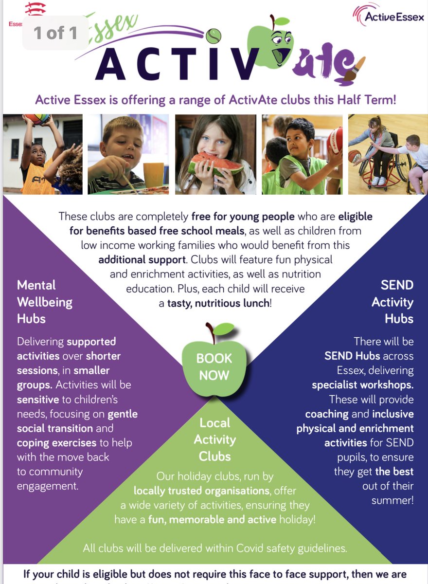 community_cp's tweet photo. Community Iron are excited to announce ActivAte multi sports camp FREE this October half term.

***FREE for young people who are eligible for benefits based free school meals***
@ Braintree Sport And Health club  
Booking links below 👇
https://t.co/pC2AF8ubHD

LIMITED SPACES https://t.co/o5Vl1br9Lo
