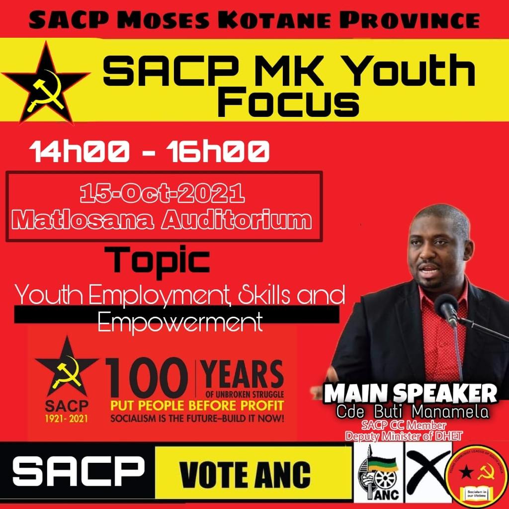 #SACP Moses Kotane Province - North West

#VoteANC