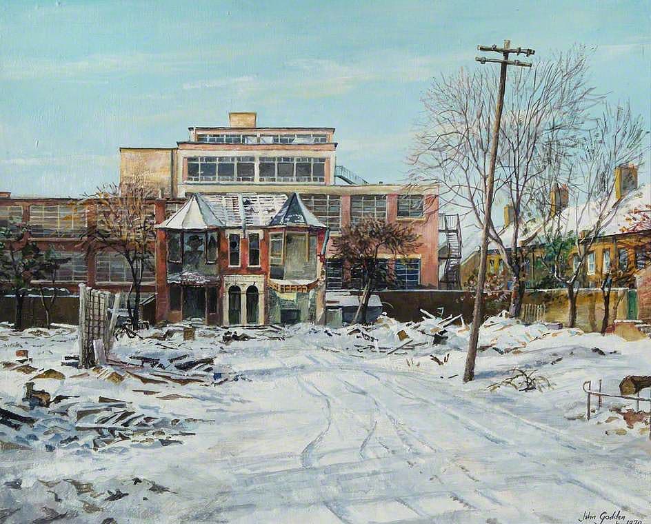 'Eagle Avenue, Tottenham' (1970) ||John Seymour Godden

(Bruce Castle Museum)