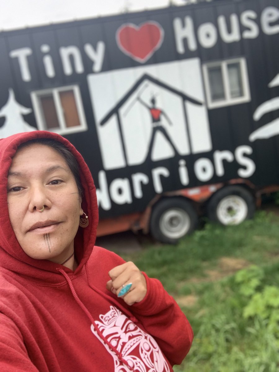 I will be in Kamloops court tomorrow for colonizers sentencing for bogus politically motivated charges stemming from #TransMountain pumping station in Blue River. I was found guilty by judge Frame for theft of a padlock, will be appealing.