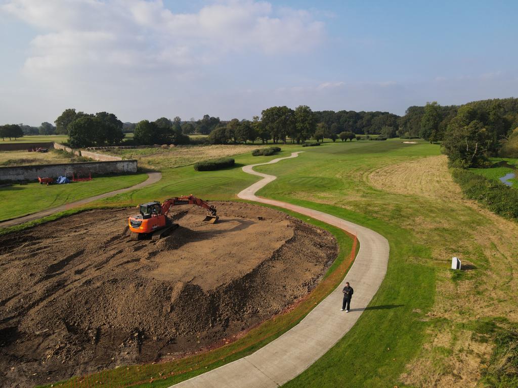 A few winter projects progressing nicely @Bucksgolfclub