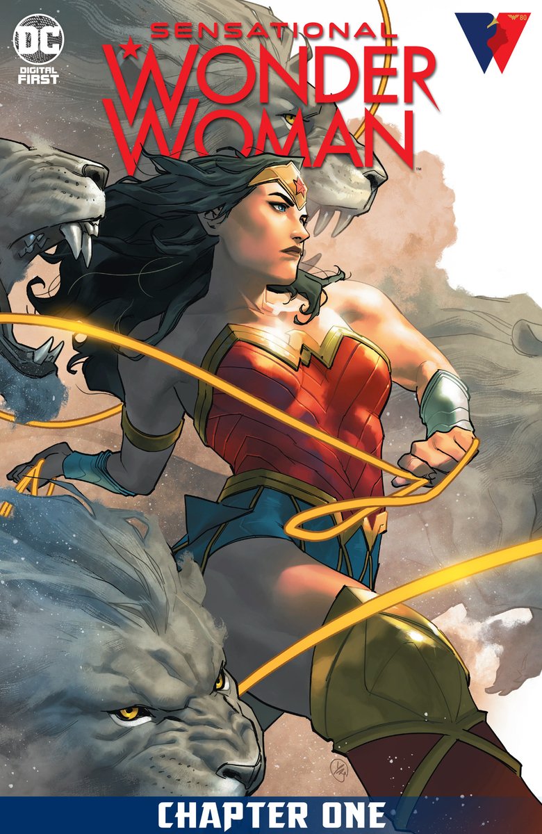 DCOfficial's tweet photo. Diana's strength can't be contained 💪🦸‍♀️ Feel her power in Chapter One of SENSATION WONDER WOMAN for free with #DCUniverseInfinite registration: https://t.co/vj4QvXIZeC #DCFanDome #DCDigitalFirst https://t.co/Y0DoW7ULBj