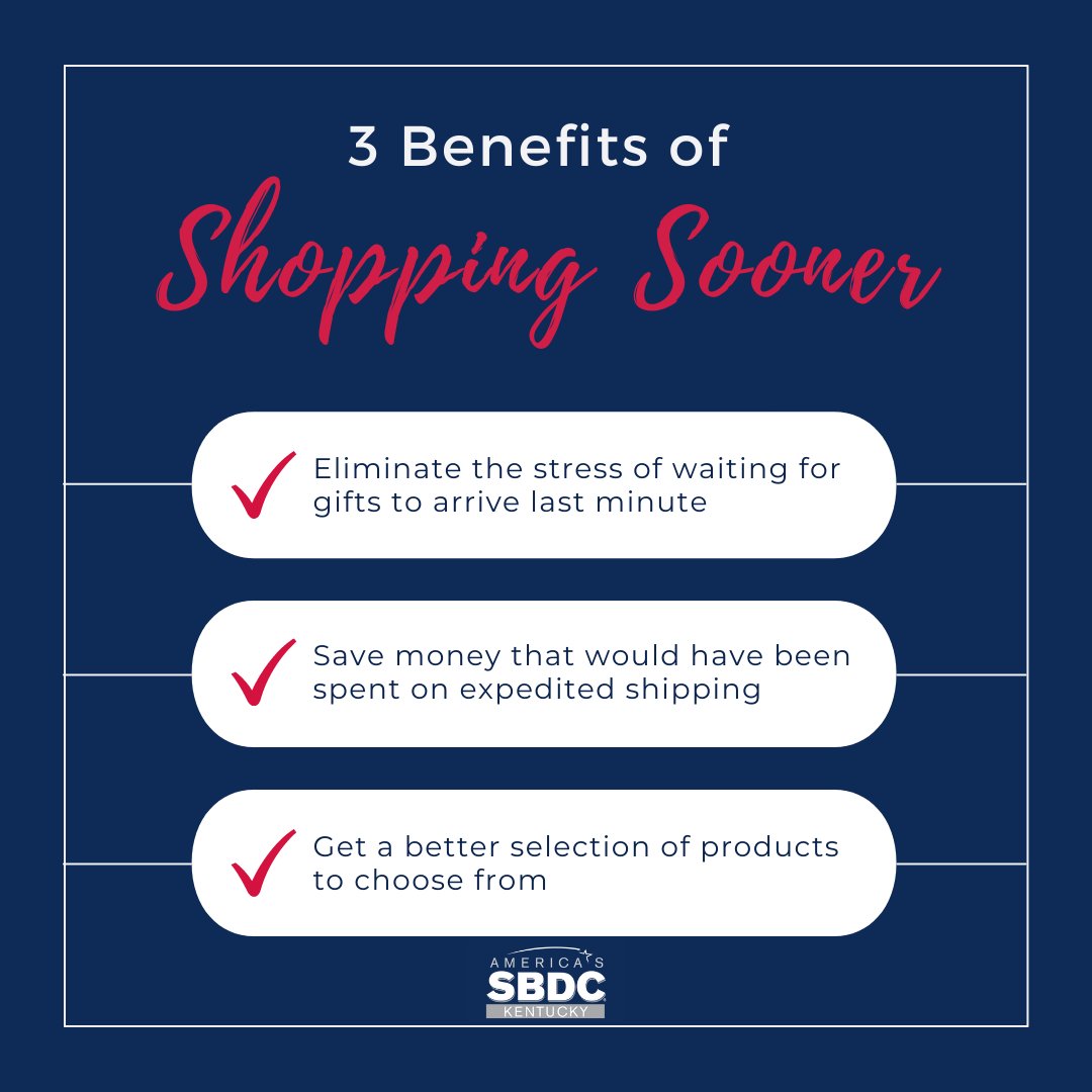 "I'm waiting until December to shop for the holidays" 🚩🚩🚩🚩🚩🚩🚩🚩🚩

Make sure you #ShopSooner this holiday season! Check out these reasons why ⬇️⬇️⬇️
