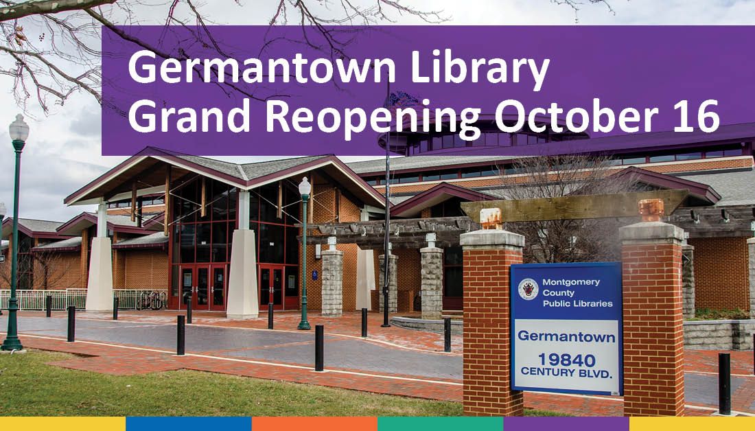 Montgomery County MD on Twitter "The Germantown Library reopens on