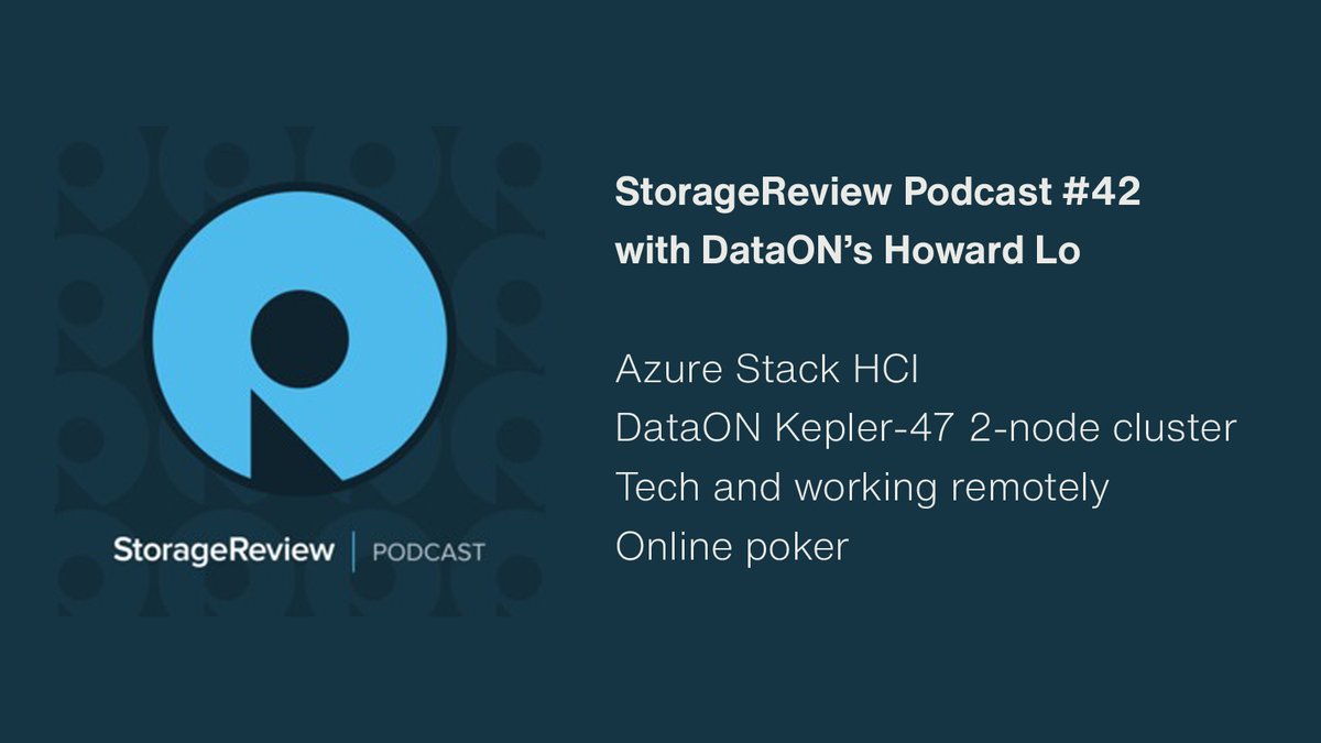 dataon's tweet photo. Listen to @StorageReview 's podcast with Howard Lo about #AzureStackHCI, Kepler-47 2-node clusters, and playing poker online. Pick up the interview at 34:25. #S2D #WinServ #SwitchlessHCI https://t.co/IO6TNqNN7f https://t.co/zTSux2n68X
