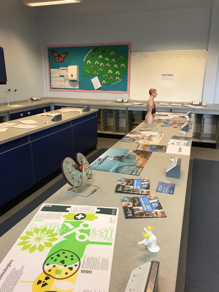 ELABiology's tweet photo. Sixth Form open evening is set up…. https://t.co/iRpK6BBLcD