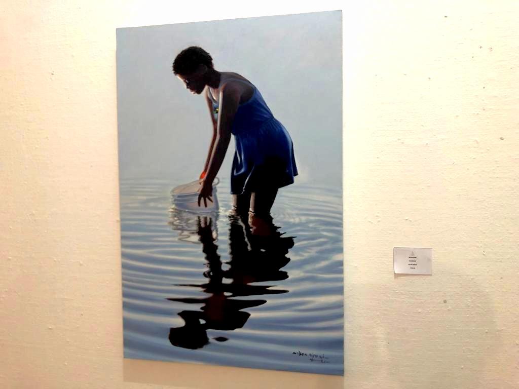 posta_1's tweet photo. Wilson Ngoni is such an amazing talent, thank you so much for the invite 🙏, public viewing is open from the 14th to the 30th of October at Nhabe Museum, Maun 🍃 https://t.co/iMTHjCifB3