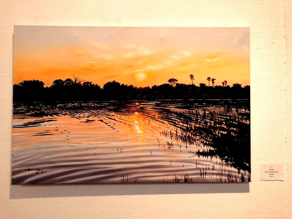 posta_1's tweet photo. Wilson Ngoni is such an amazing talent, thank you so much for the invite 🙏, public viewing is open from the 14th to the 30th of October at Nhabe Museum, Maun 🍃 https://t.co/iMTHjCifB3