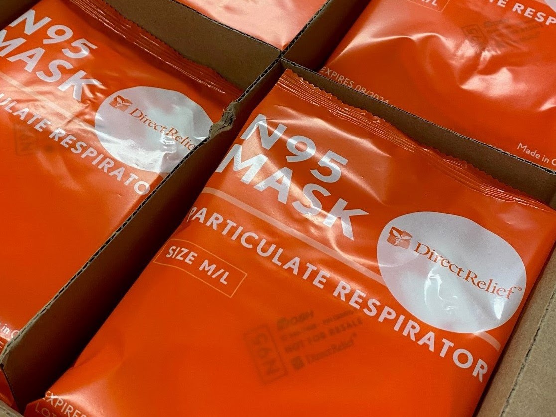 DirectRelief's tweet photo. N95 masks are available to #SantaBarbara County residents affected by smoke from the #AlisalFire (free-of-charge). 

Location: @DirectRelief HQ, 6100 Wallace Becknell Rd, Santa Barbara, CA 93117 https://t.co/URqEK5UQKK

Time: 8 am--5 pm (PT) https://t.co/0Zn6dvB9kG