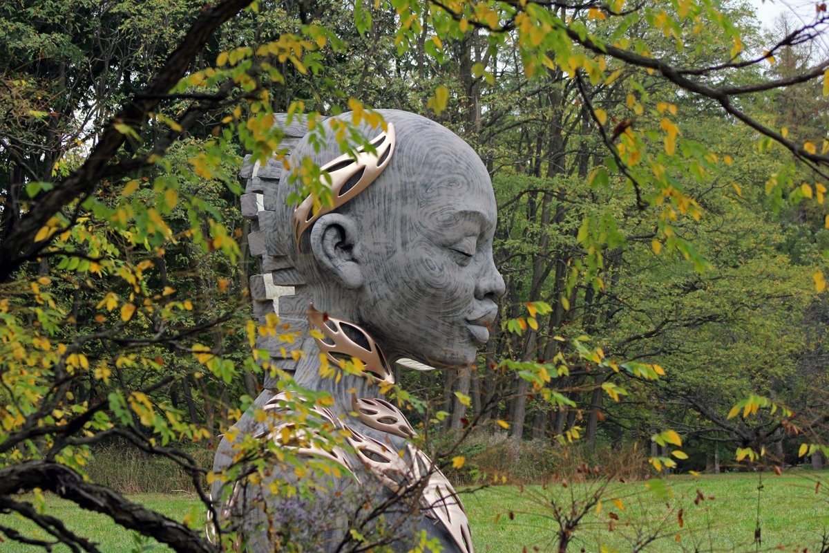 CollegeDuPage's tweet image. You may not equate art with engineering, but international installation artist @DanielPopper uses engineering to build large-scale art, like the sculptures in the @MortonArboretum Human+Nature exhibition. bit.ly/3axyUv3 #STEM #HumanNatureArb