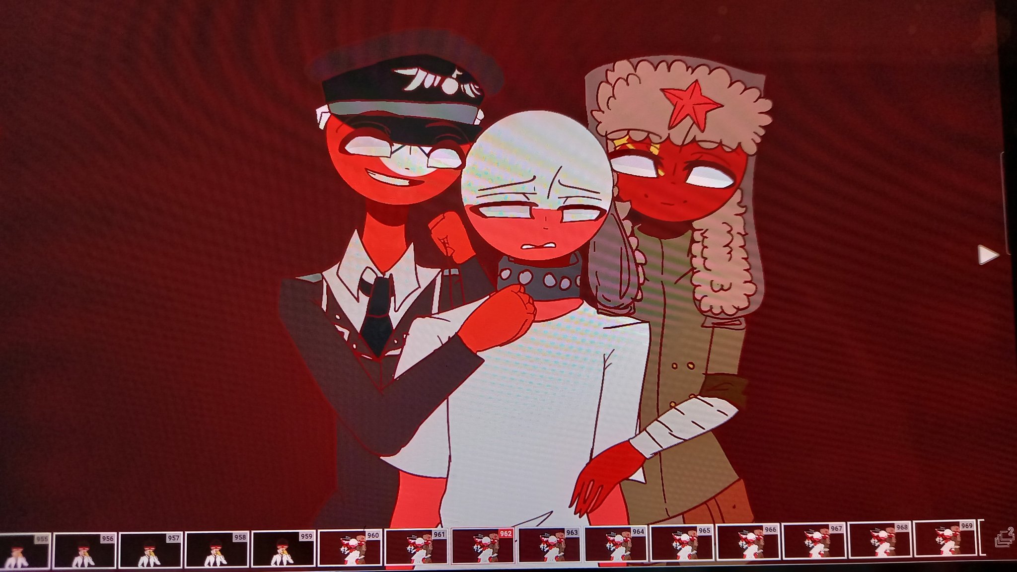 COUNTRYHUMANS/USSR] Psycho animation meme 
