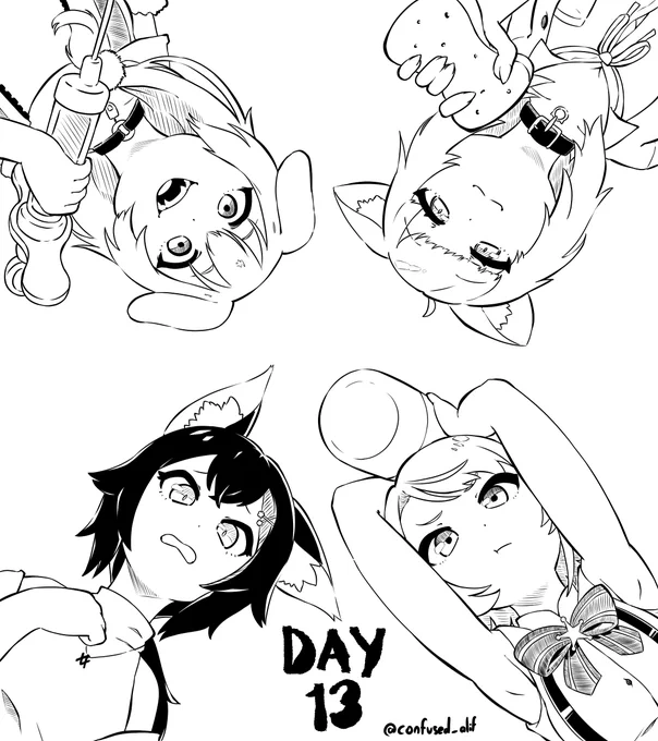 POV, you're Bob
#inktober2021day13 
 #みおーん絵 #絵かゆ #プロテインザスバル #できたてころね 
