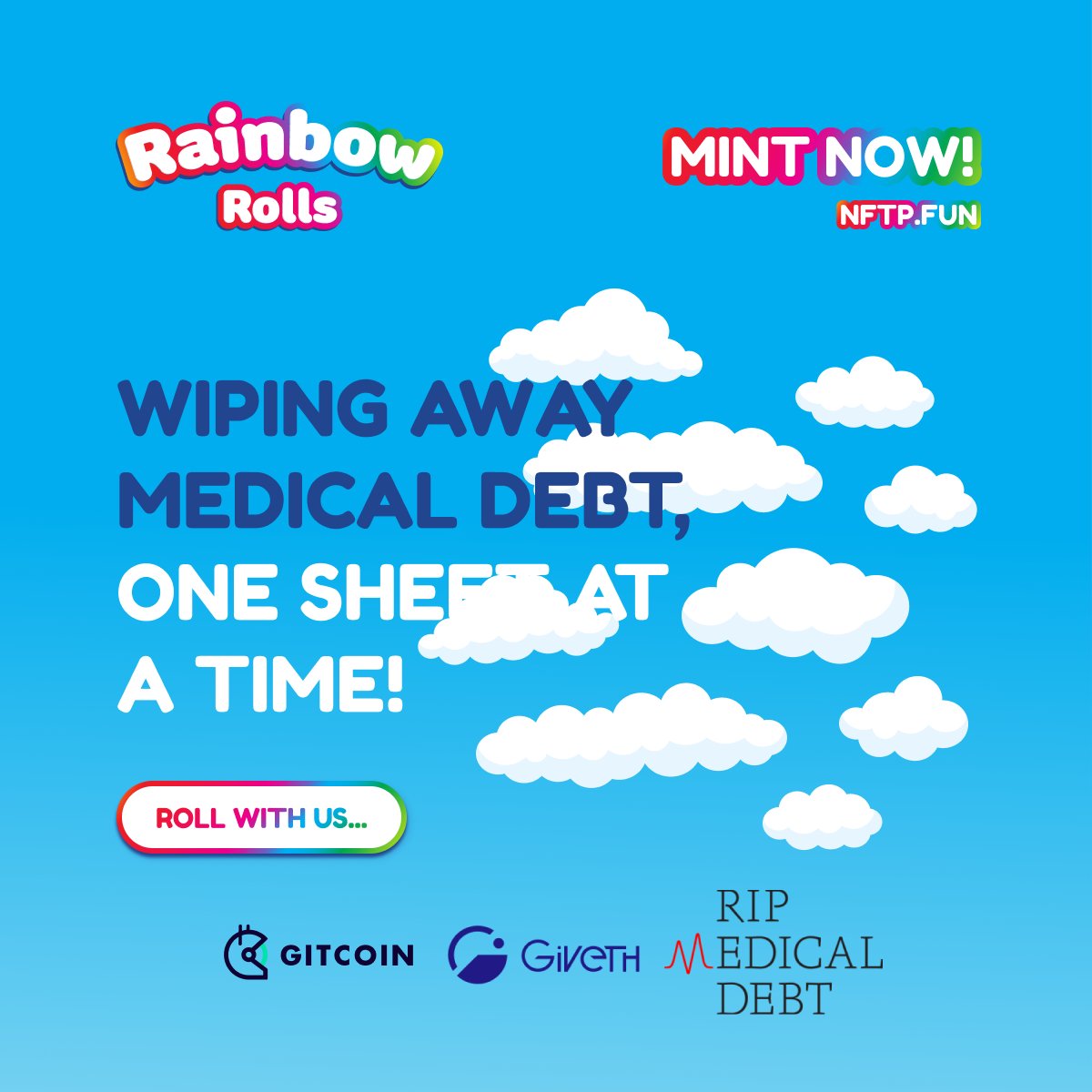 rainbow_rolls's tweet photo. Art reveal tommorrow! 

Get your first look a the most cutest, most beneveolnt #NFT this side of the Mississippi.

https://t.co/5Mbgk8tAoV

Mint is live!!! https://t.co/7EGeIiKnNE

#RainbowRolls #NFT

@gitcoin
@givethio
@RIPMedicalDebt https://t.co/FHtm9yXBeI