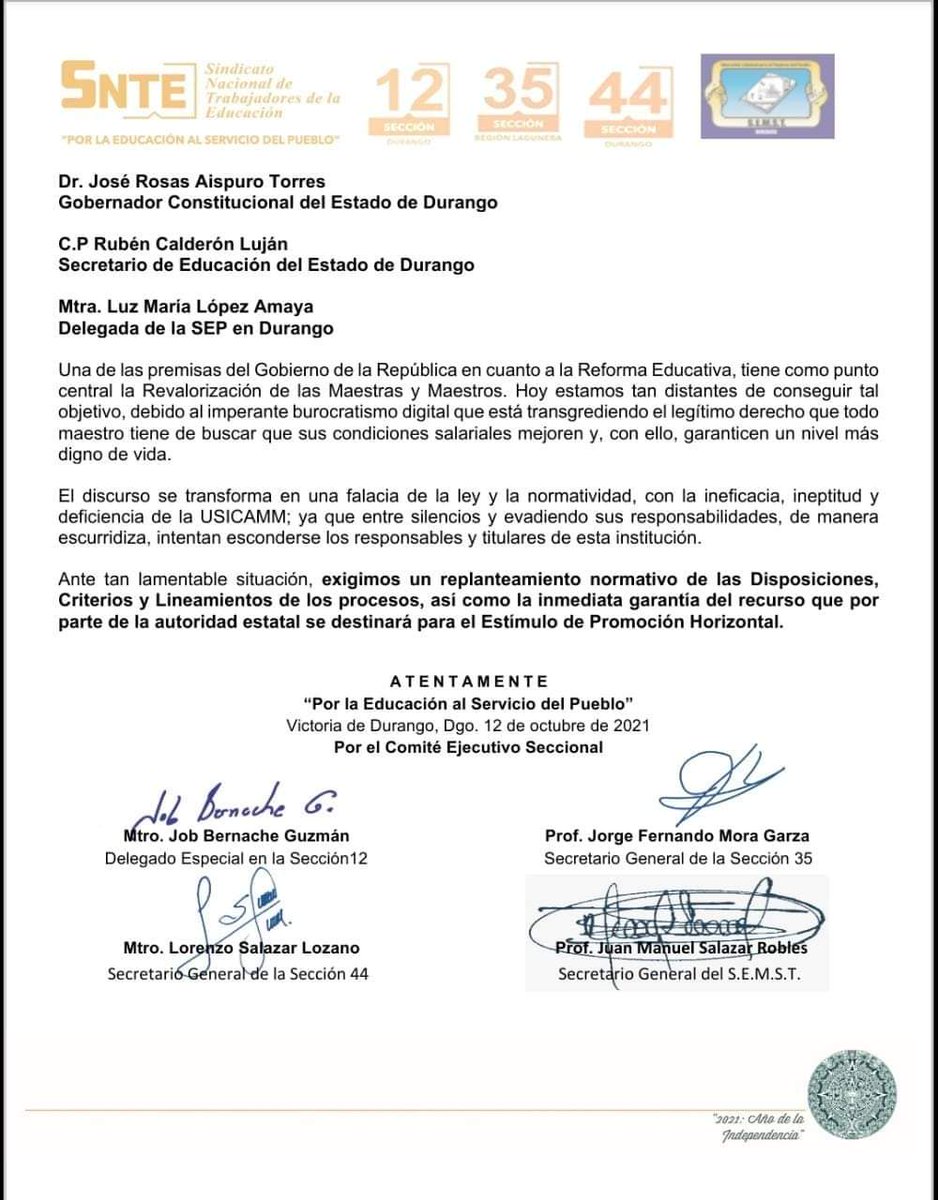 ferchos_al's tweet photo. #SoySNTE @NagatoUchiha @lopezobrador_ @USICAMM_OFICIAL @AispuroDurango @LORENZOSALAZARL https://t.co/YYMA6MVVVJ