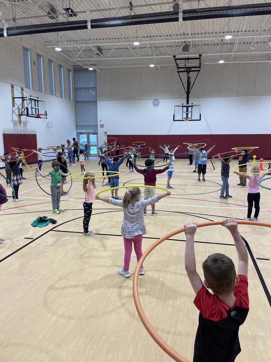 Practicing our hula-hoop skills. #d30learns