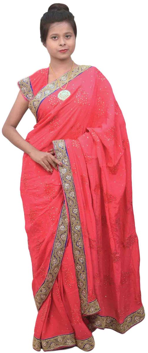 smsarees's tweet photo. Pink Designer Wedding Partywear Ethnic Bridal Pure Crepe Hand Embroidery Cutdana Thread Bullion Stone Beads Work Kolkata Women Saree Sari E287 https://t.co/3KFAiOHoD4  #Fastionable https://t.co/8hAJne76Cu