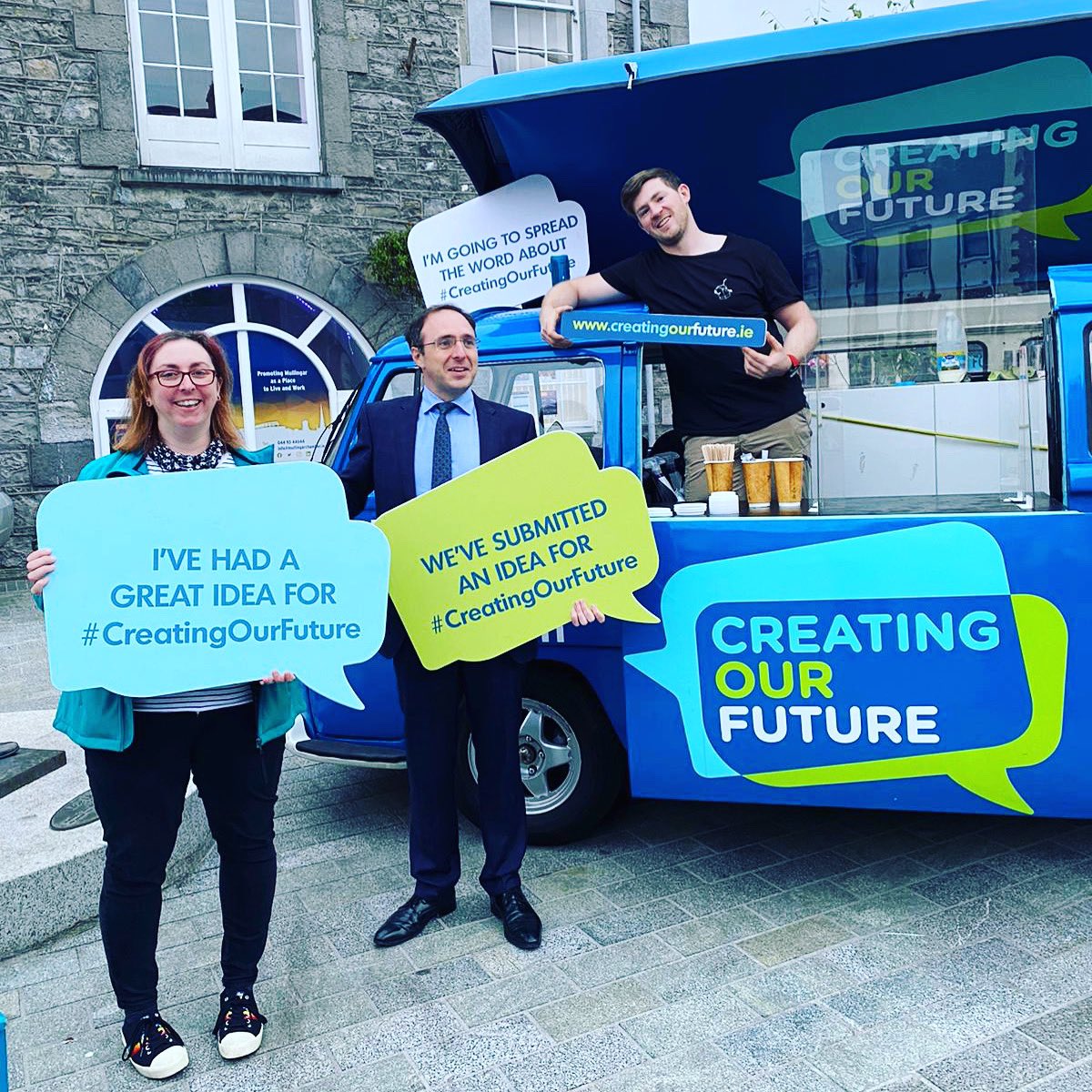 Submitted my💡for #CreatingOurFuture

Delighted to attend the roadshow in Mullingar this evening, COF is an opportunity for everyone in 🇮🇪 to give ideas on how to make our country better for all

All ideas welcome that can inspire researchers to create a better future