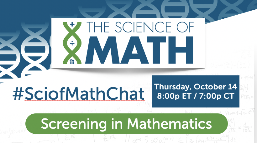 4ScienceofMath's tweet photo. Welcome to our first #SciofMathChat! https://t.co/5uWA8SqxI5