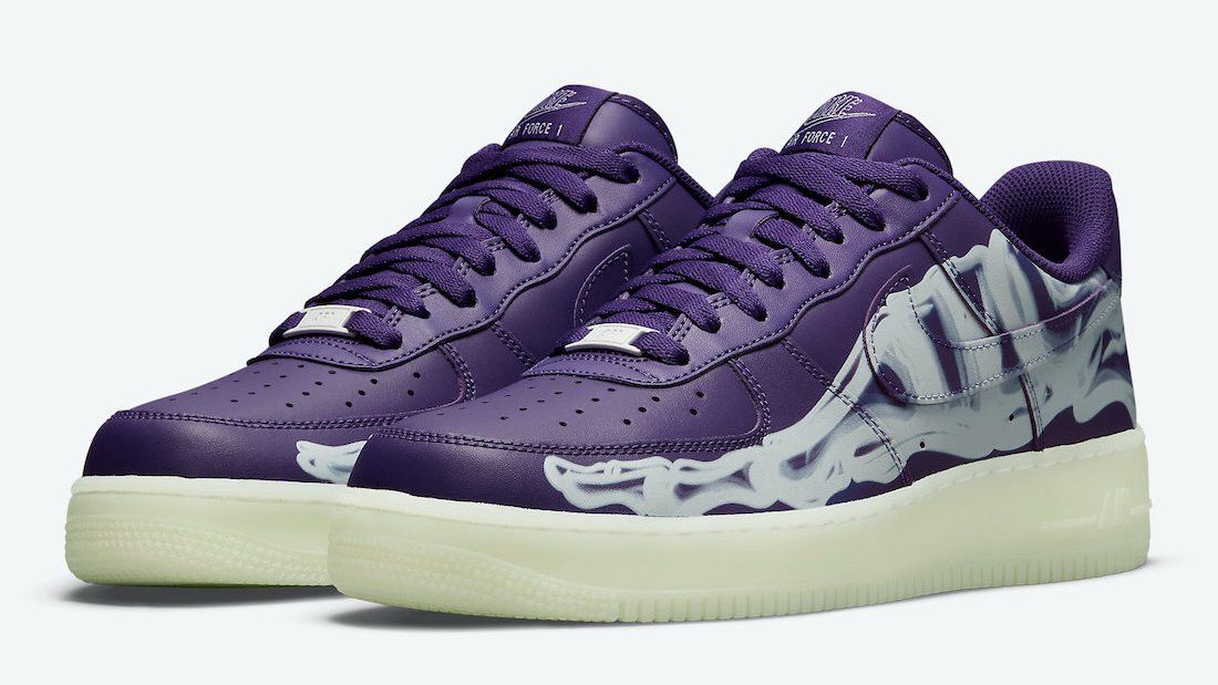 JustFreshKicks's tweet photo. Nike Air Force 1 “Purple Skeleton” Releases October 28th https://t.co/Y8wIRtVVB1 https://t.co/1divs5Dbmx