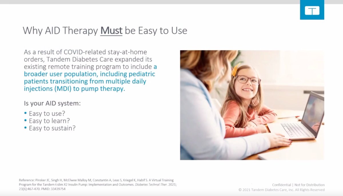 1derfultype's tweet image. Sustaining Outcomes with #AID in  kids - @TandemDiabetes #ControlIQ:
⚠️ Burnout attributed to the daily demands of #diabetes care
✅ Tech must be designed to reduce burden
-Molly McElwee Malloy

#dedoc° #dedocvoices #ISPAD2021 #ISPAD @ispad_org  @jenious_ispad #payitforward