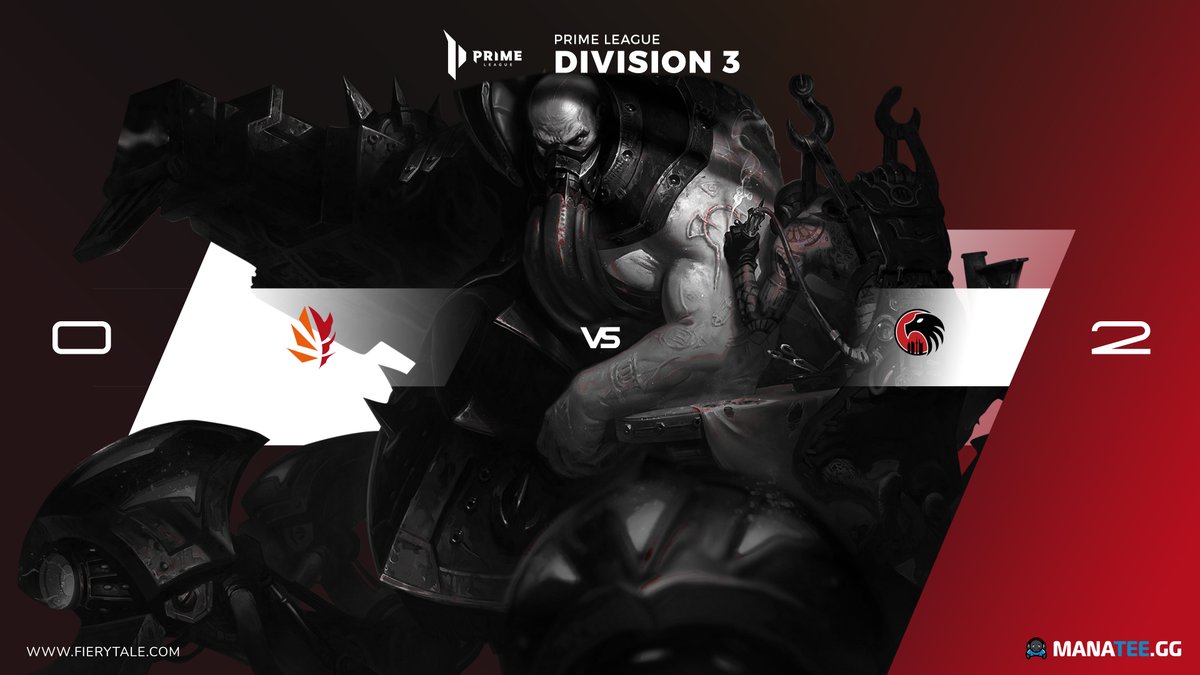 GGWP! <a href="/1ECFrankfurt/">1. Esport Club Frankfurt e.V.</a> hat gezeigt, wie stark sie sind. 
Wir nehmen uns das zum Vorbild und werden weiterkämpfen!

#PrimeLeague #LoL #BeFiery