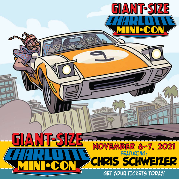 heroesonline's tweet photo. LOOK WHO'S COMING TO THE #GSCMC!
His art has invaded the pages of titles like MARS ATTACKS & SIX SIDEKICKS OF TRIGGER KEATON...Heroes welcomes our friend, & potential lumberjack, @schweizercomics!
Get your tickets TODAY! https://t.co/2bVNrs3ZCi
#GSCMC #GuestAnnouncements https://t.co/prtb2tNEKa