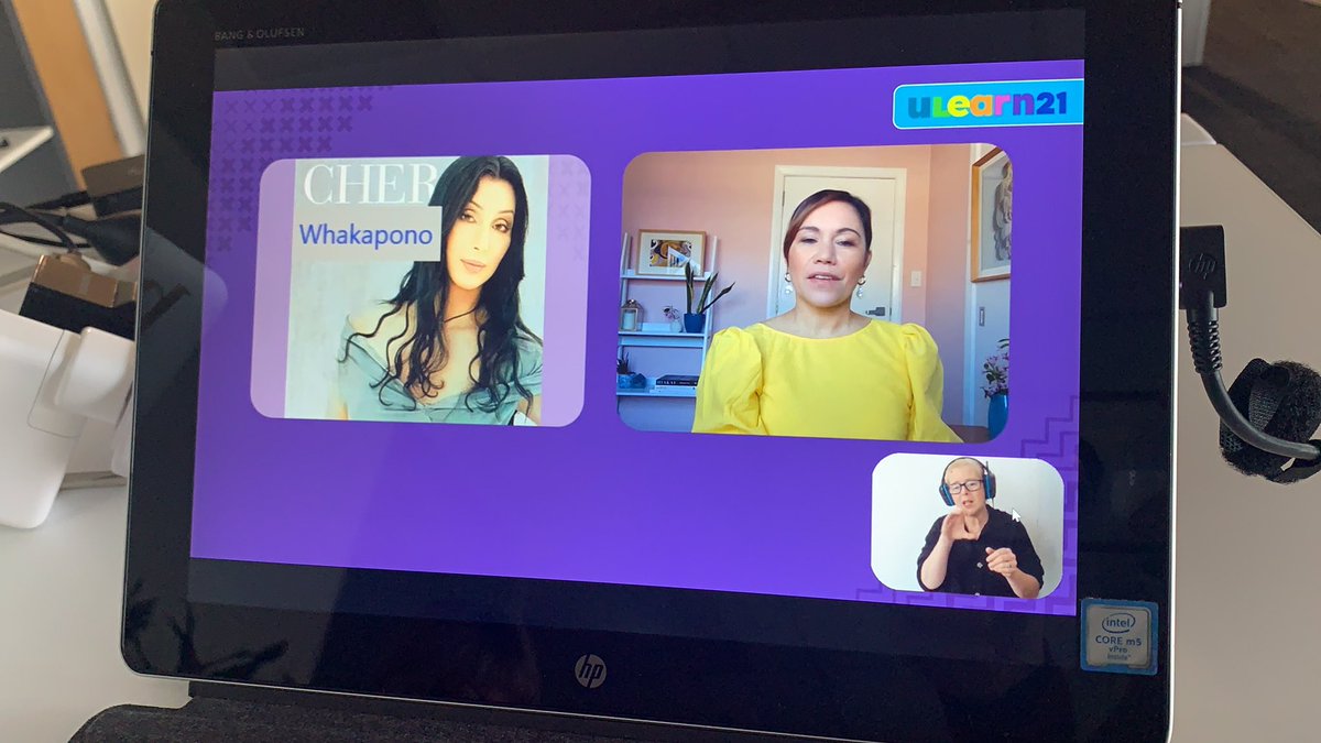 #uLearn21 great start to the day with this kēmu. Learning kupu Hou with music