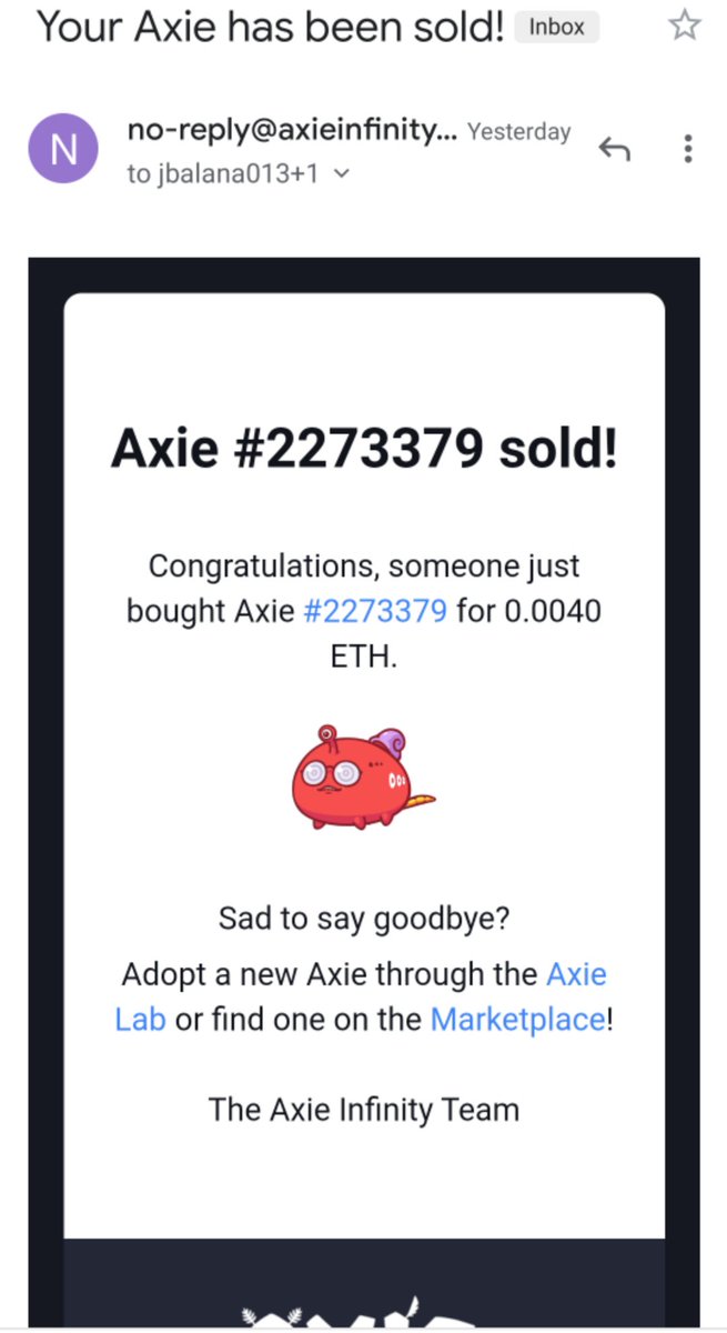 Juswang__'s tweet photo. @Nashs_Axie_Farm @AxieInfinity I had the same problem where the server  was always down then suddenly my bug was bought by 0.0040 dunno why it's alot of 0's that time this kind of bug is so pricy so i decided to display it by 0.40 cause of higher purity. @Jihoz_Axie it so sad to have this, but it's necessary https://t.co/ebVU6FrTQY