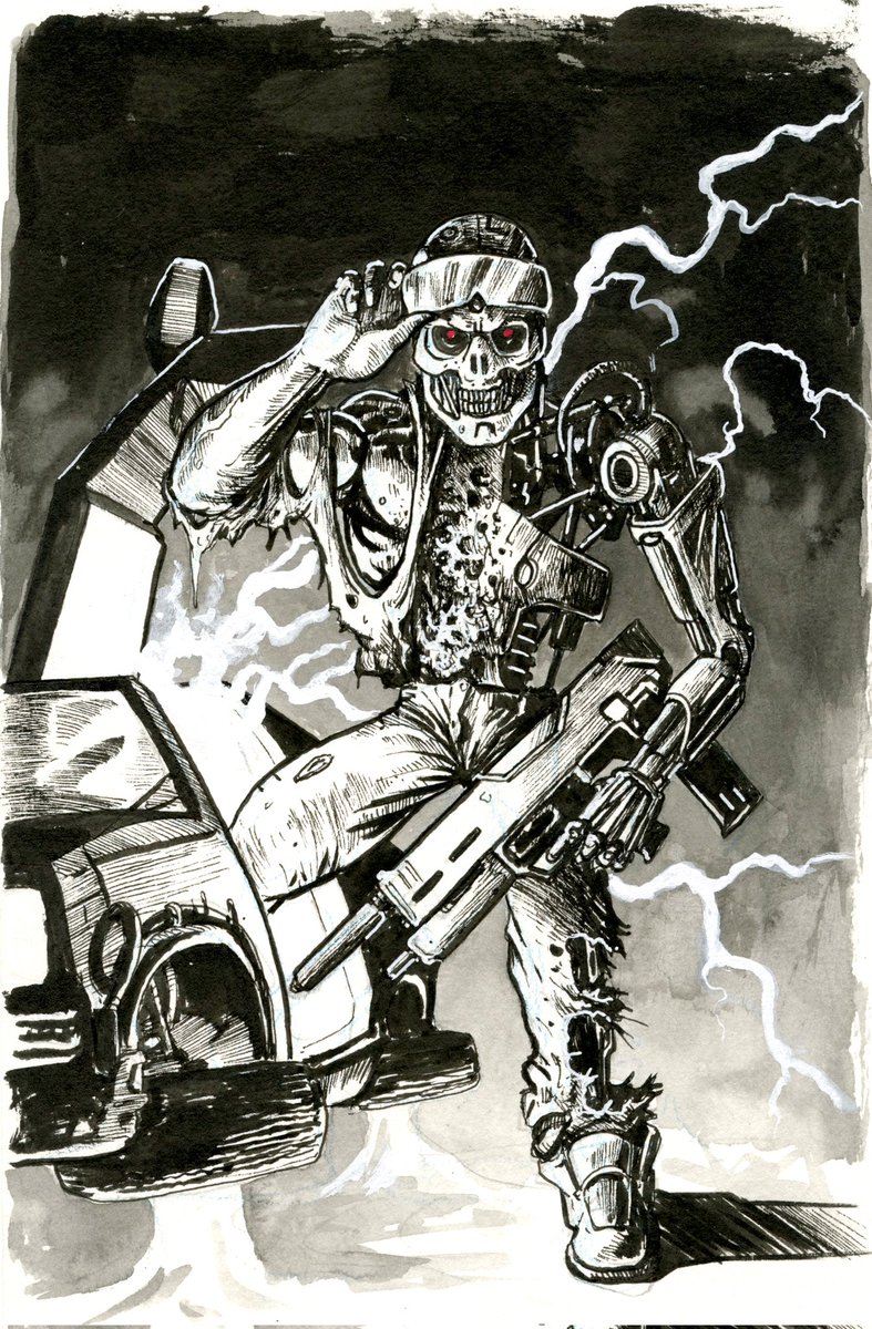 bovascribbles's tweet photo. #inktober days 9-12
Fun stuff
#ink #drawing #art #scifi #scifiart #anime #Godzilla #Terminator #StarTrek #Evangelion https://t.co/5T69Ytl3BM