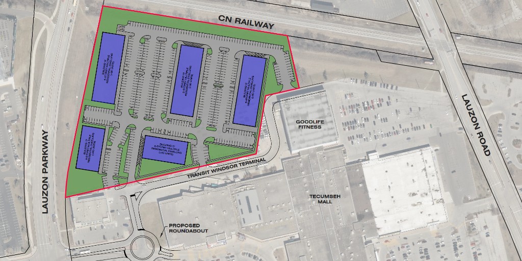 europrospaces's tweet photo. Europro is pleased to announce the enthusiastic endorsement by the City of Windsor’s Development and Heritage Standing Committee of an innovative plan to build five residential towers on an unused corner of the 44-acre Tecumseh Mall property.

Full story: https://t.co/f9CUeNIQpx https://t.co/pfk3SJ60TO