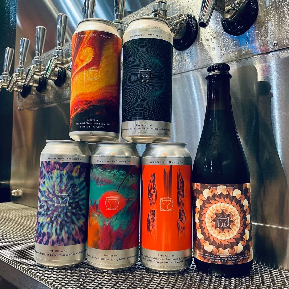 The Perfect Pour (@perfectpourmd) on Twitter photo NEW ARRIVALS: <a href="/CWBrewCo/">Commonwealth Brewing</a> Marvolo Nitro Imperial Chocolate Stout, Experiential DIPA, NutterFluffiest Double Bourbon Barrel Aged Imperial Stout, Fuyu Collins Fuyu Persimmon, Meyer Lemon, and Star Anise Gose, & Sōl Punch Cherry and Blackberry Gose (w/ key lime & pink Himalayan salt). NEW ARRIVALS: <a href="/CWBrewCo/">Commonwealth Brewing</a> Marvolo Nitro Imperial Chocolate Stout, Experiential DIPA, NutterFluffiest Double Bourbon Barrel Aged Imperial Stout, Fuyu Collins Fuyu Persimmon, Meyer Lemon, and Star Anise Gose, & Sōl Punch Cherry and Blackberry Gose (w/ key lime & pink Himalayan salt).