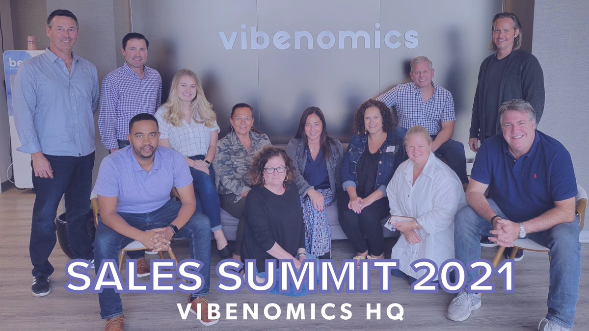Vibenomics's tweet photo. Last week we hosted our Advertising Sales Team for the 2021 Sales Summit! For the first time, our entire team from across the country was together at Vibenomics HQ! #RetailMedia #Vibenomics #GoodVibes #AOOH #AudioOutOfHome #Advertising  #Programmatic  #OOHMedia #InnovatingInStore https://t.co/9jIIJubmNJ