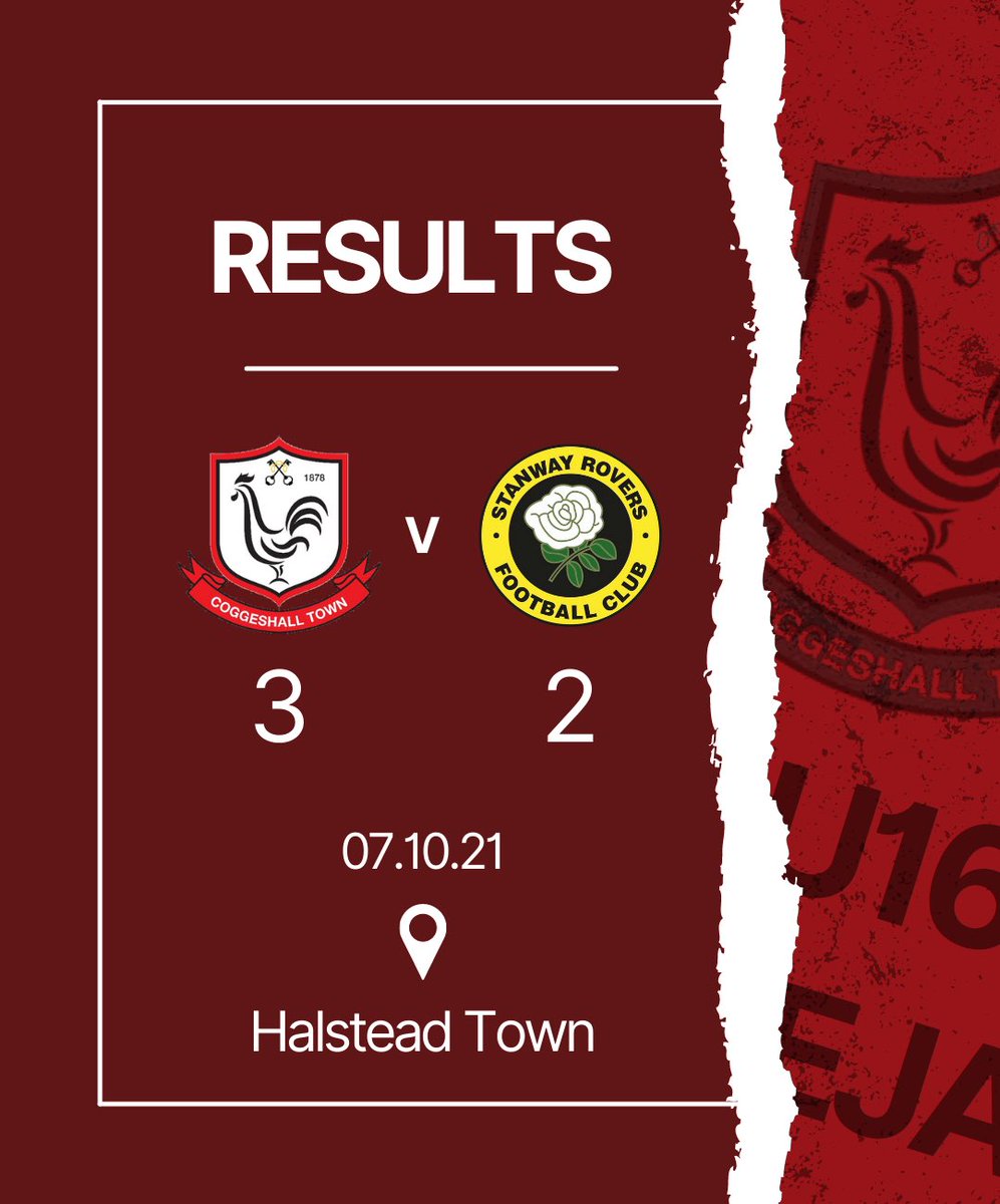 🏆 Cup game 

Our U16 EJA team put in a good shift during their mid-week cup game against Stanway Rovers &amp; progress to the next round!