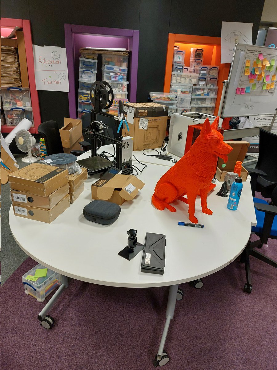 ColinJ_Keogh's tweet photo. Great to be at an in person event again at the @UCD_Innovators 3D printer build session at @ucd building @Prusa3D systems. 
The seed of the @rapidfoundation came from an event just like this years ago. 
#3Dprinting #prusa #innovation https://t.co/WvFrYFZP7h