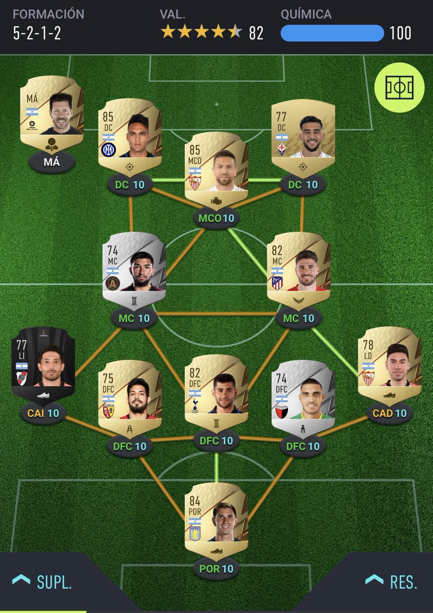 Oktu3Ex's tweet photo. Entrando al mundo de @EASPORTSFutbol en #FUT  Con estos dos planteles ! https://t.co/RJ57ltCnFA