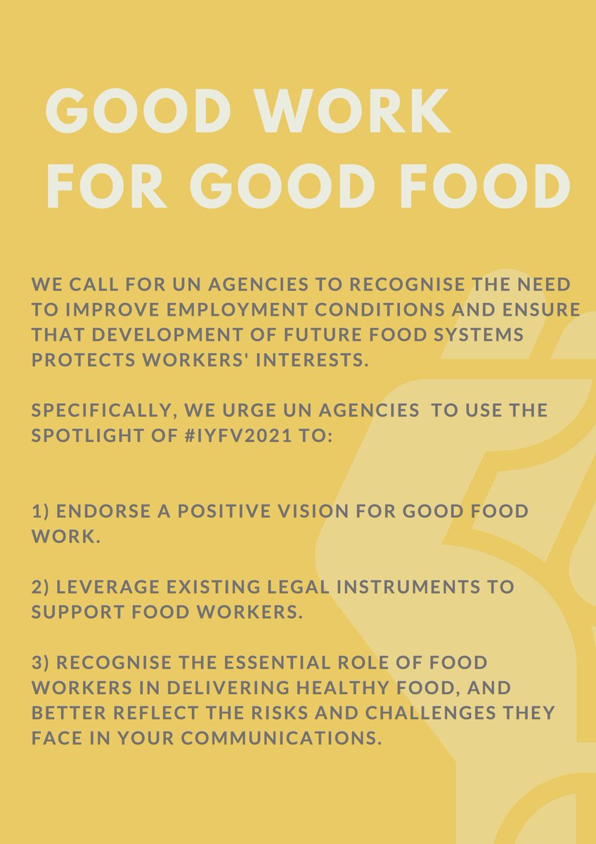 susanna_elsie's tweet photo. If you think people who do our food work deserve better, sign our open letter on #GoodFoodWork! EVERYONE can sign.
These calls to action & vision for #GoodFoodWork are in response to food futures that exclude or erase human workers.
Sign on & share-->
https://t.co/xEQp7qgTV9 https://t.co/TUZv5ALwvY