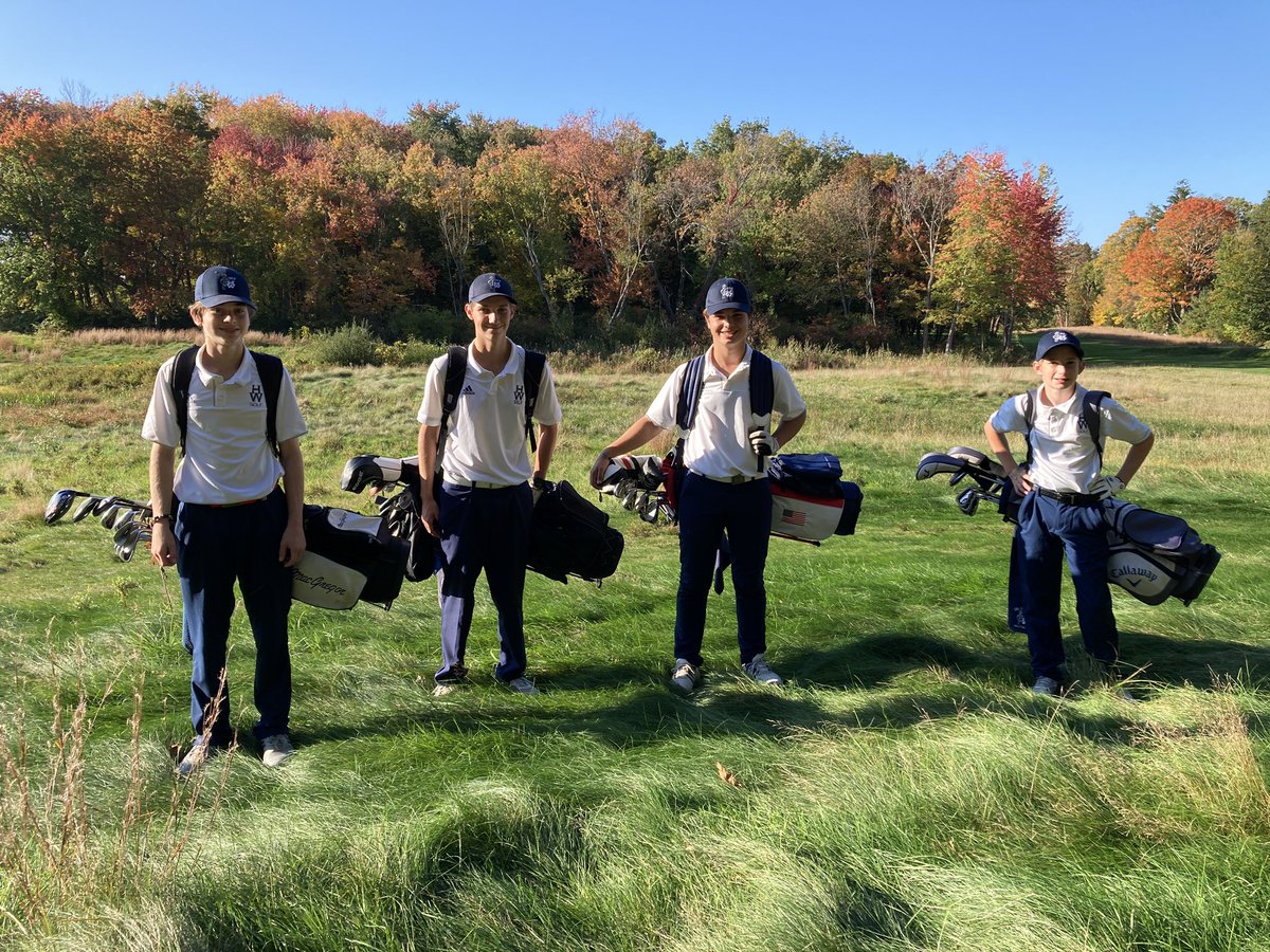 Beautiful day for a golf match ⛳️  Go Generals! <a href="/hwathleticdept/">HW Athletic Dept.</a>