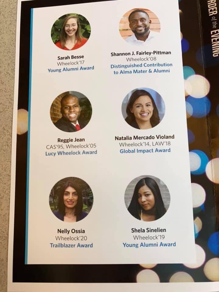 BostonBopn's tweet photo. BOPN co-founders Shela Sinelien and Sarah Besse were honored at the BU/Wheelock Alumni Awards as recipients of the Young Alumni Award. 

Congratulations on all of your hard work to connect area children with meaningful experiences, learning, and play in nature. 🌳🌿❤️ https://t.co/olkJZkvztc