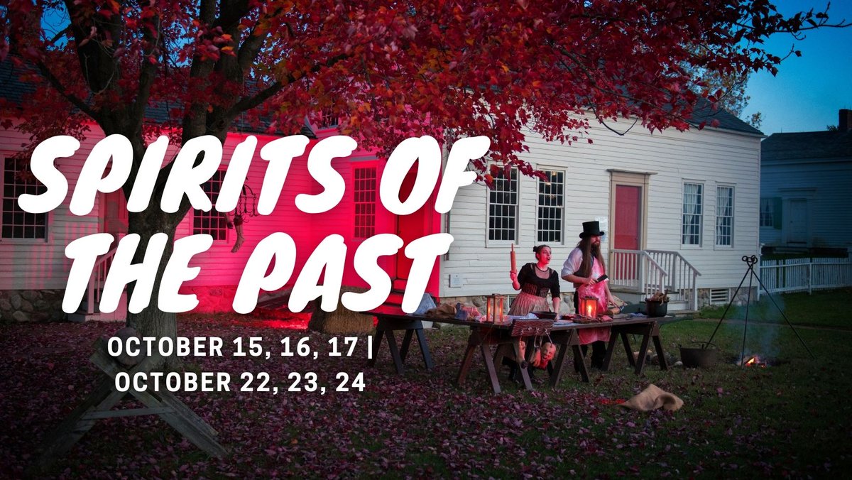 <a href="/WutsUpBuffalo/">WutsUpBuffalo</a> - Grab tickets for Spirits of the Past... if you dare! 🎃 

Explore the dark recesses of the Historic Village, experience eerie encounters, and see spooky sights. Plus, enjoy beer, cider, donuts, and festival fall bonfires! 

🎟️: gcv.org/events/spirits…