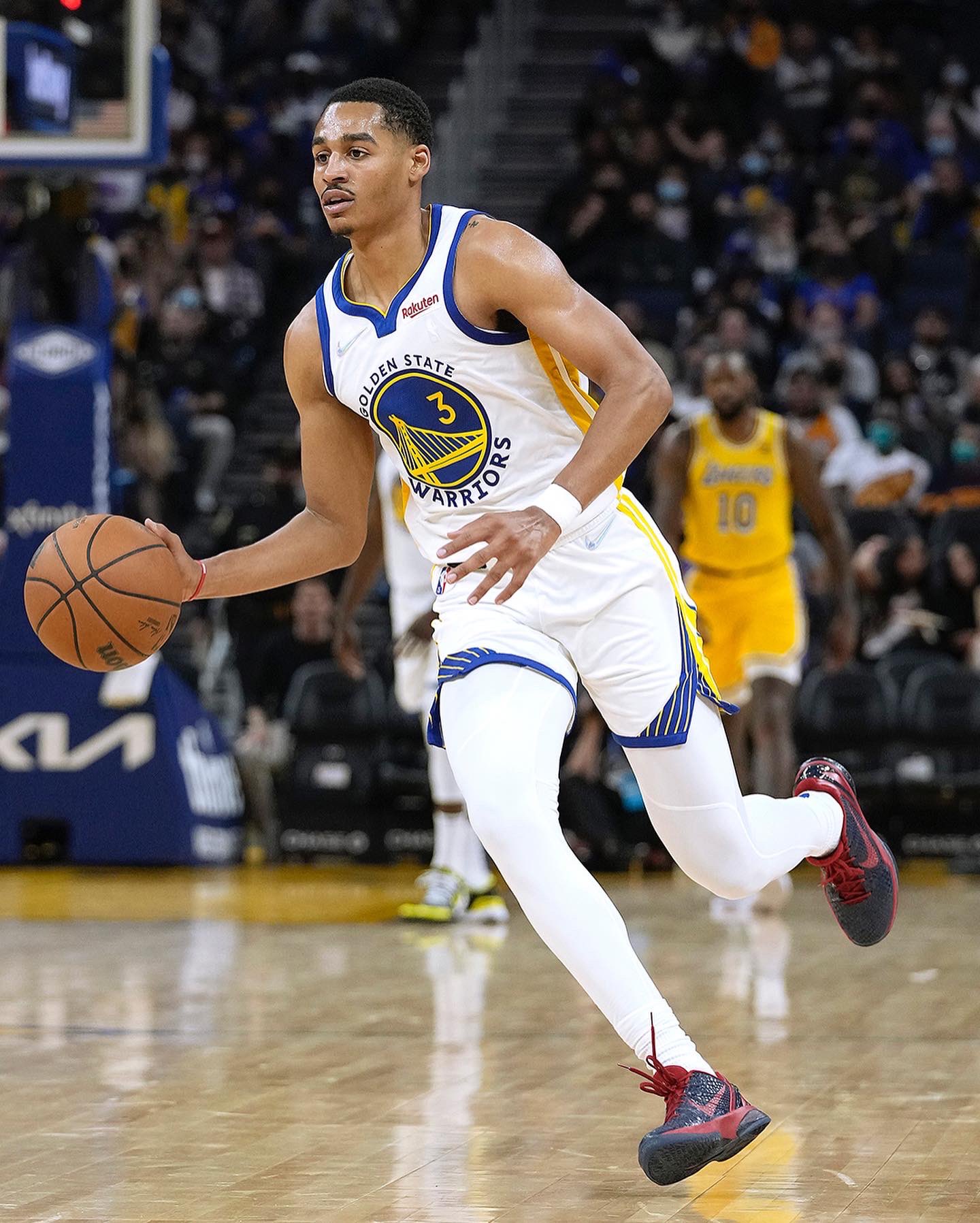 B/R Kicks on X: Jordan Poole wearing the Nike KD 12 “EYBL” tonight.   / X