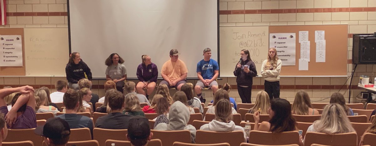 coachszabs's tweet photo. A couple of the best coaching moments yet. Praise the Lord!

• Amy got baptized at Westwood Community church. 
• Destiny, Raelin, and May spoke at Fellowship of Christian Athletes at Chaska HS. https://t.co/q8WYNFkb19