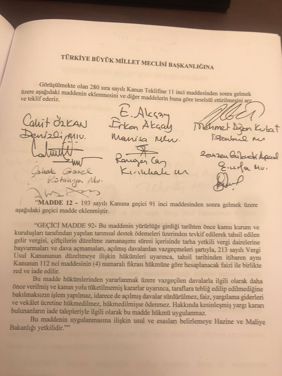ismailozdemirrr's tweet photo. Cumhur İttifakı'nın önergesi ile çiftçimize 3,4 milyar lira ilave ödeme yapılacak. Son 5 yılda desteklerden kesilen vergiler, faiziyle birlikte çiftçimize iade edilecek.

Hayırlı olsun. https://t.co/aINaZfZLqC